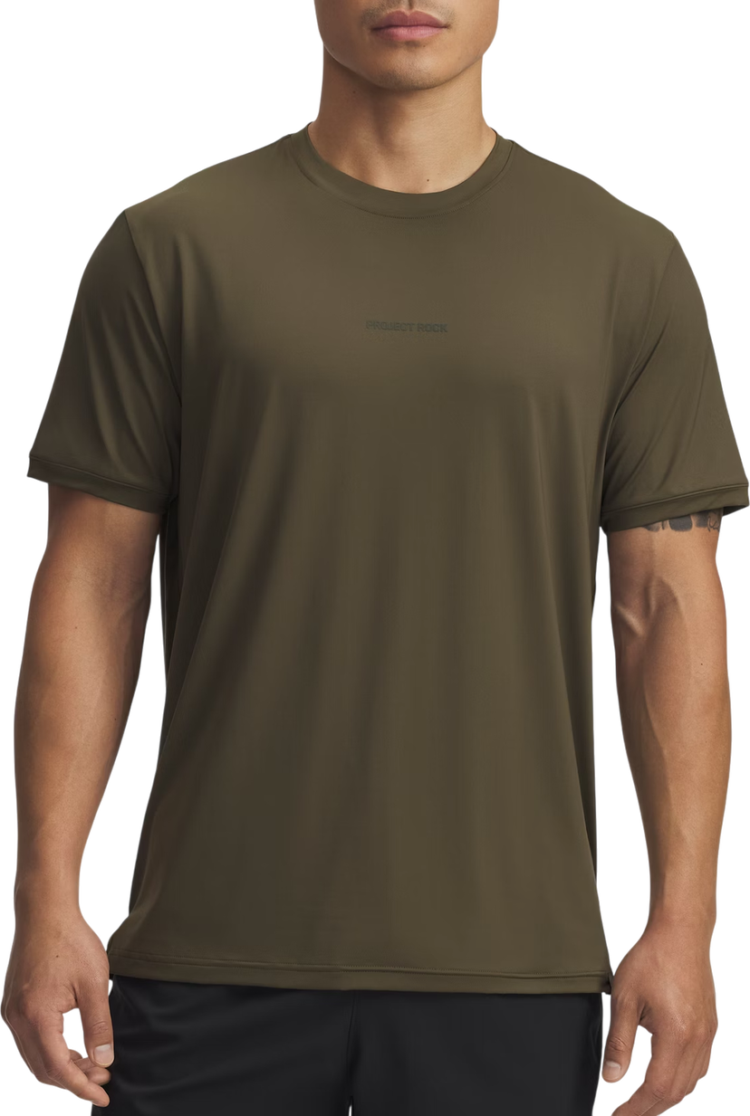 Tričko Under Armour Project Rock Iso Chill Performance T-Shirt Zelené | 6007149-308