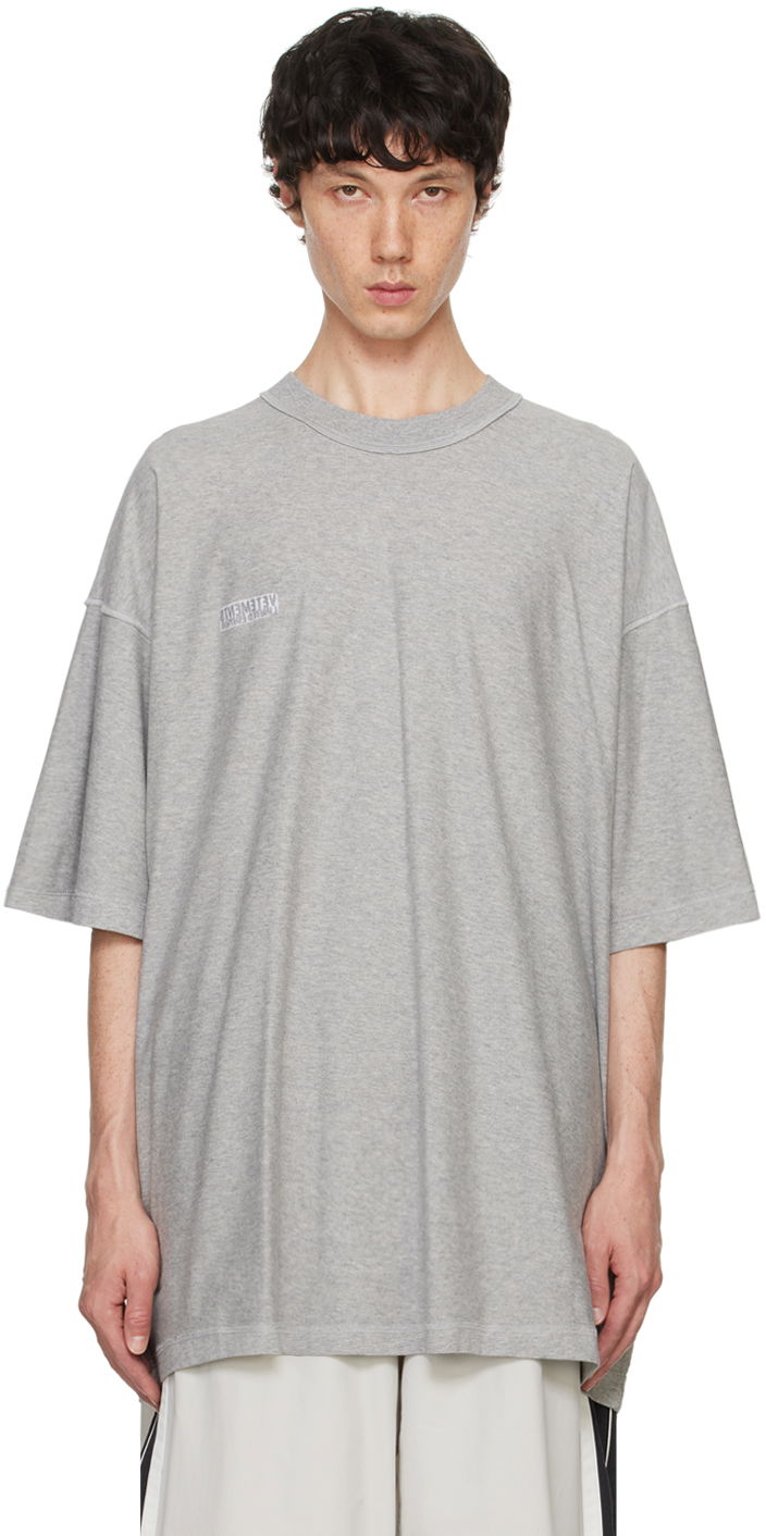 Tričko VETEMENTS Gray Inside Out Label T-Shirt Šedá | UA65TR107G, 0