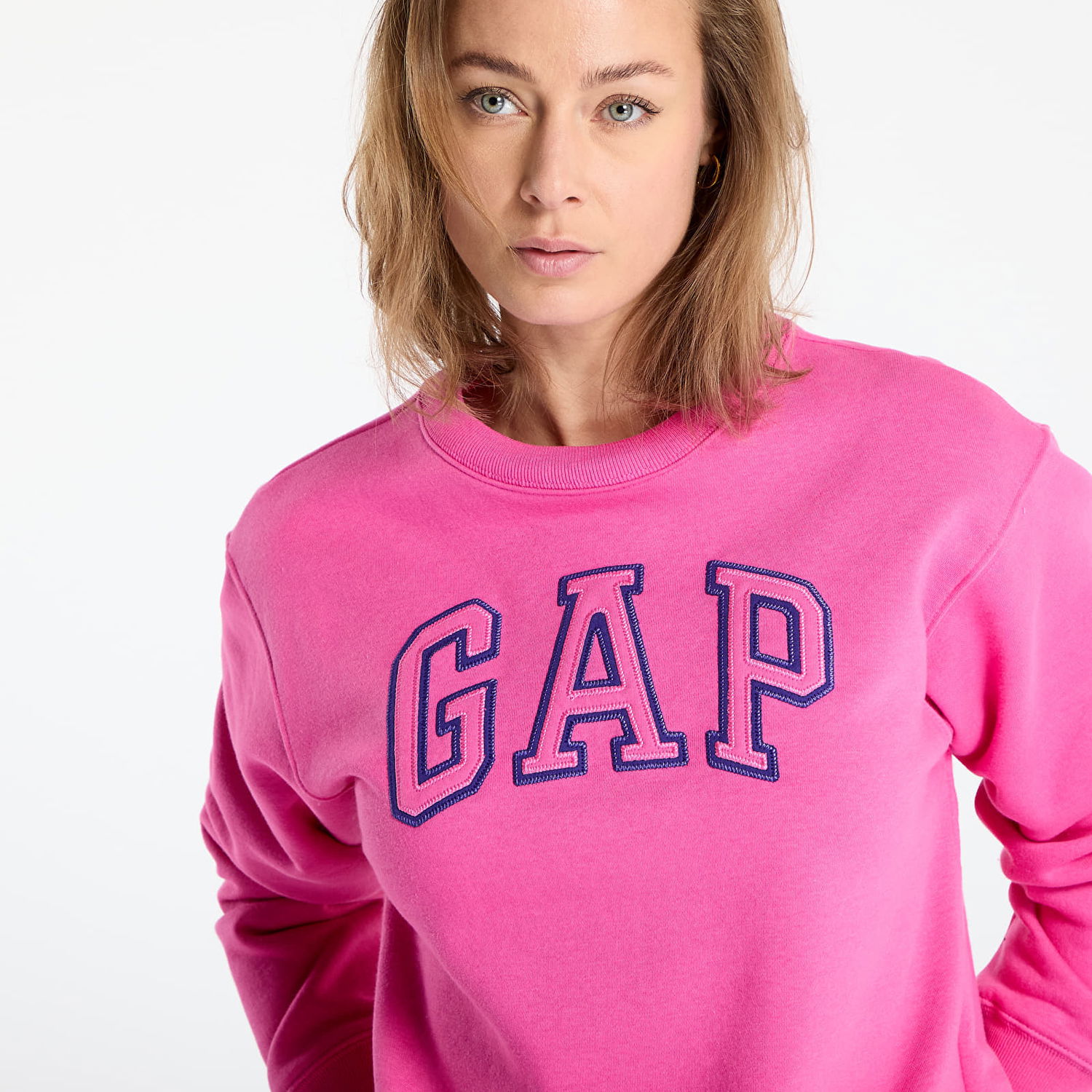 Mikina GAP Heritage Logo Sweatshirt Ružová | 782487-00, 1