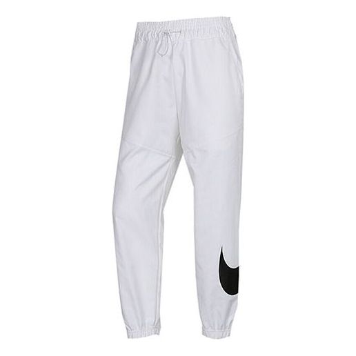 Tepláky Nike Sportswear Swoosh Logo Woven Trousers Biela | CJ3777-100