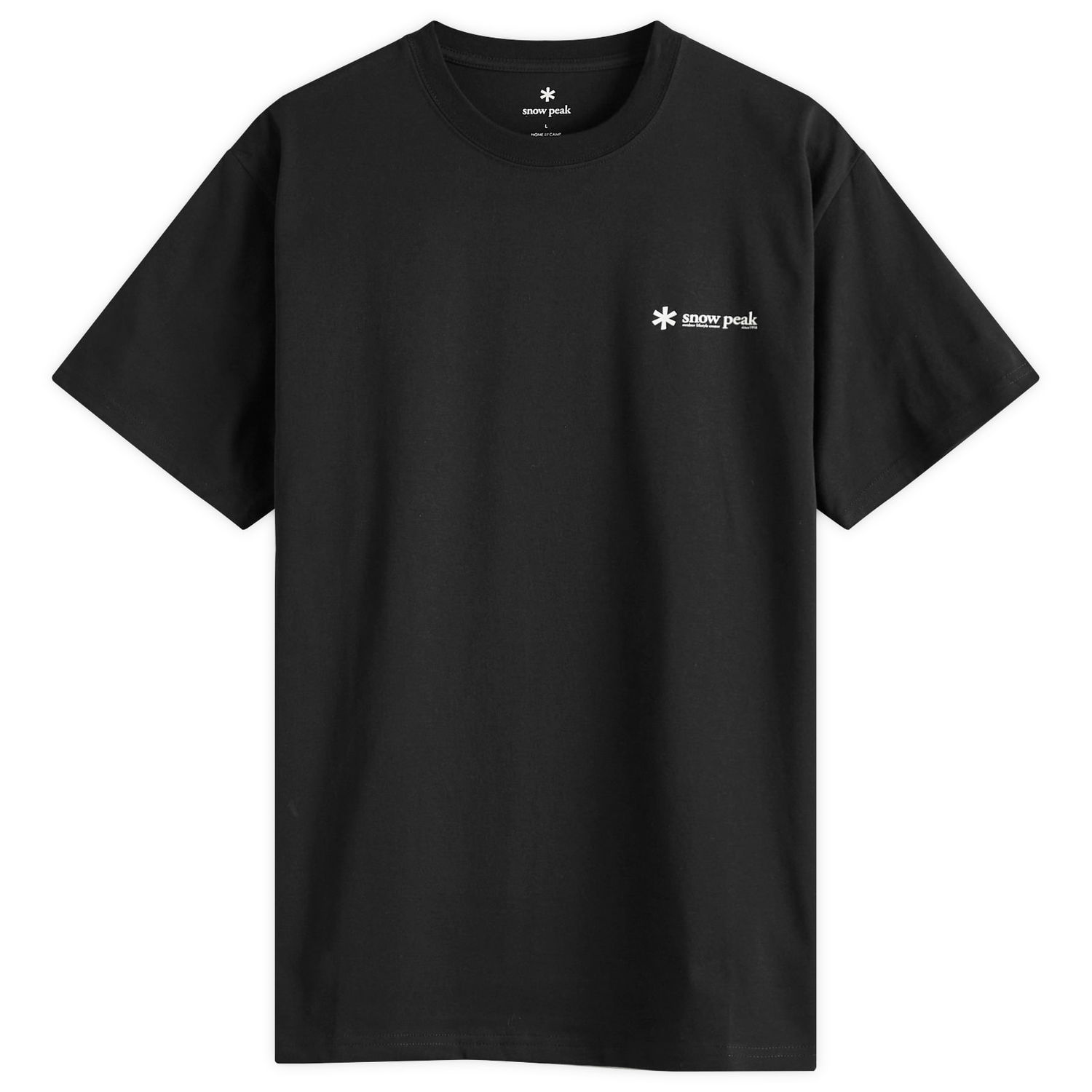 Tričko Snow Peak Logo Graphic T-Shirt, Size L Čierna | TS-25SU101-BK, 0