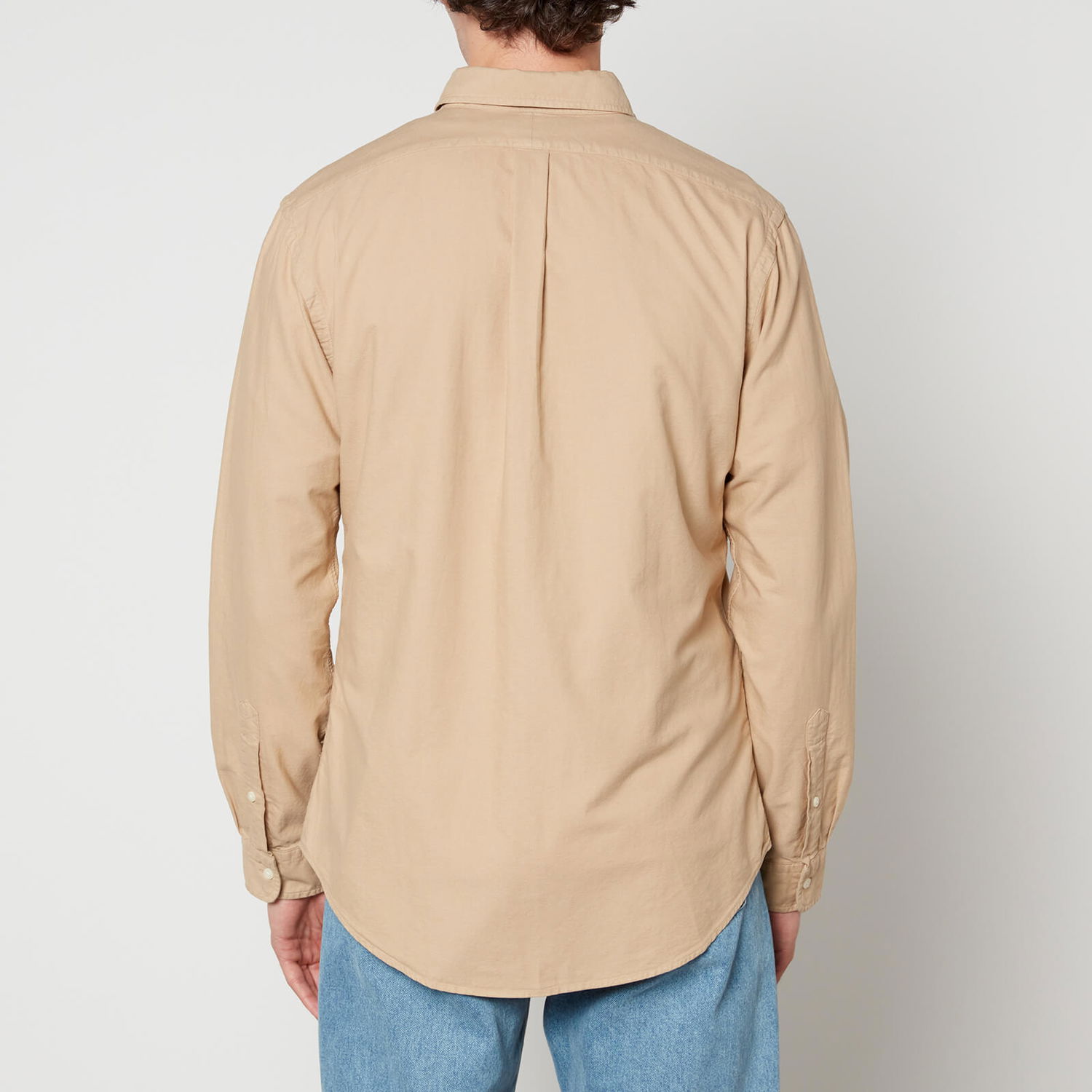 Košeľa Polo by Ralph Lauren Polo Ralph Lauren Gefärbtes Custom-Fit Oxfordhemd - Surrey Tan - Béžová | 710889740001, 1
