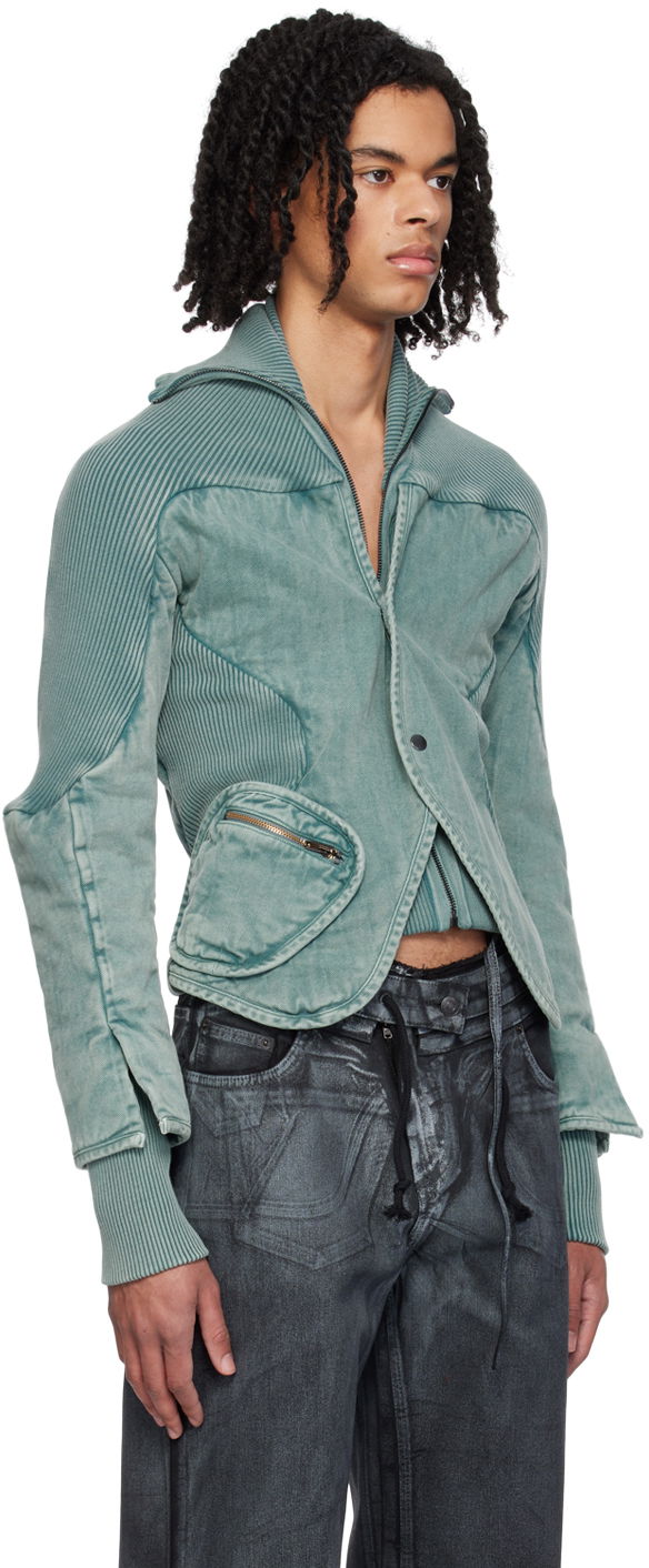 Bunda Ottolinger Ottolinger Silhouette Denim Jacket Zelené | 2100301, 1