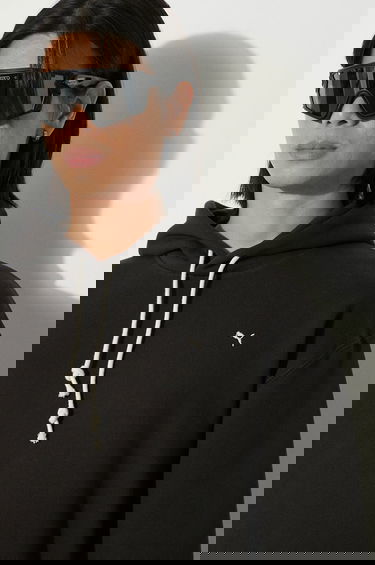 Mikina Puma MMQ Pullover Hoodie with Drawstrings and Kangaroo Pocket Čierna | 624011, 4