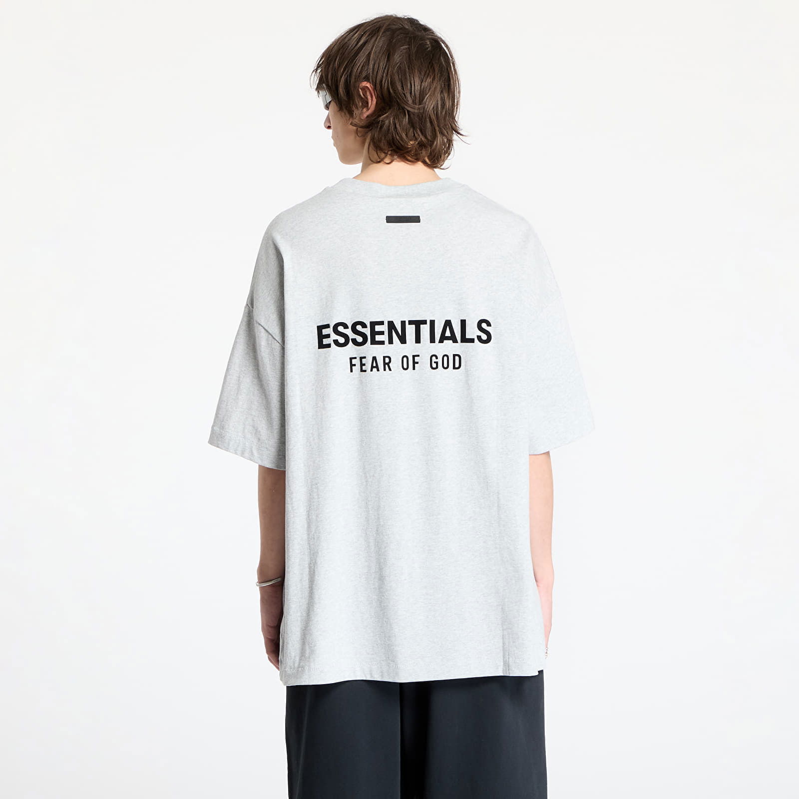 Essentials Jersey Crewneck T-Shirt Light Heather