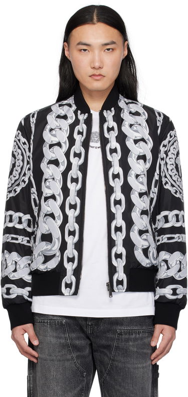 Bomber bunda Versace Versace Medusa Chains Reversible Bomber Jacket Čierna | 1018824_1A13441, 0