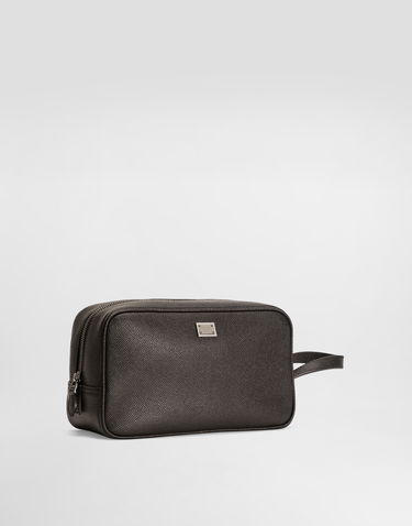Cestovná taška Dolce & Gabbana Dolce & Gabbana Sicily Calfskin Necessaire Čierna | BT3310BG66280999, 1
