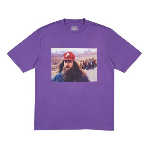 Tričko Palace Palace Character Print Short Sleeve T-Shirt Fialová | P14TS028