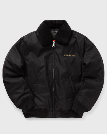 Bomber bunda Schott NYC Bomber Jacket B52X Čierna | B52X-BLACK, 0