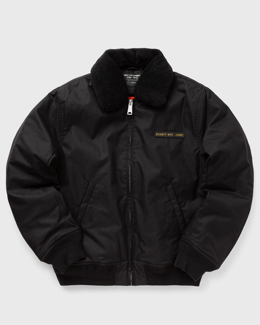 Bomber bunda Schott NYC Bomber Jacket B52X Čierna | B52X-BLACK