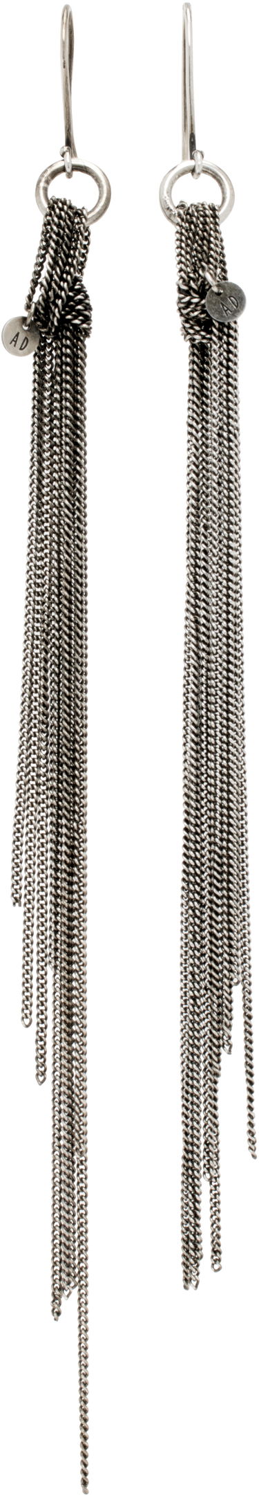 Náušnice Ann Demeulemeester Ann Demeulemeester Wivi Knottassel Earrings Metalická | CO00-W-JE0134-JW020-070, 0