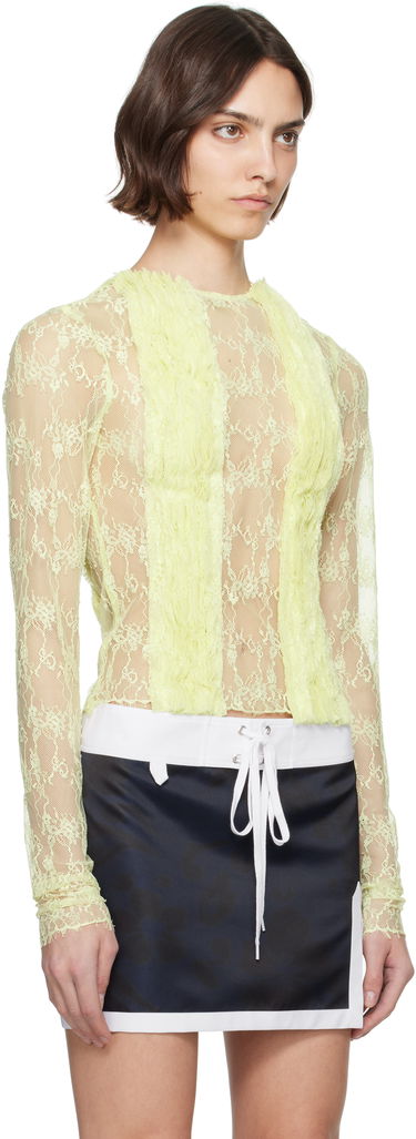 Tielko Collina Strada Collina Strada Dandelion Lace Top Žltá | XX3074, 1