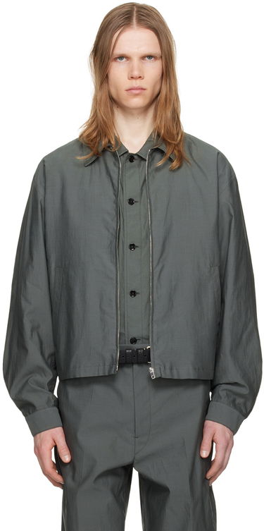 Bomber bunda LEMAIRE Lemaire Washed Zip-Up Jacket Zelené | OW1062 LF1209, 0