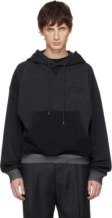 Mikina Vivienne Westwood Ashton Speckled Hoodie Šedá | 2I01000M-J00A3-, 0