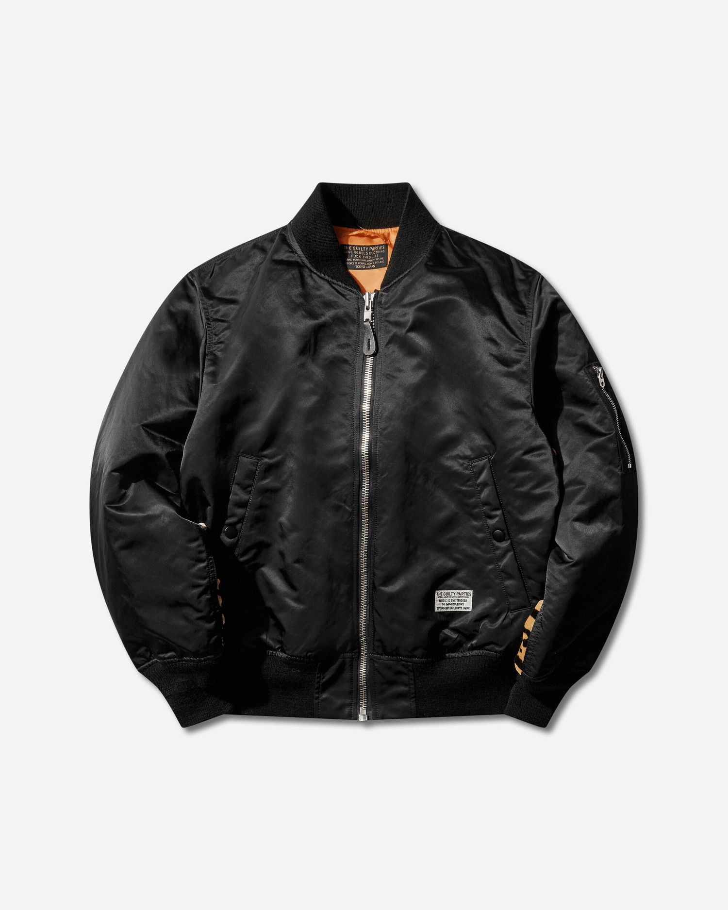 Bomber bunda WACKO MARIA MA-1 Flight Jacket (Type-1) Čierna | 25FW-WMO-ML02 BLACK, 0