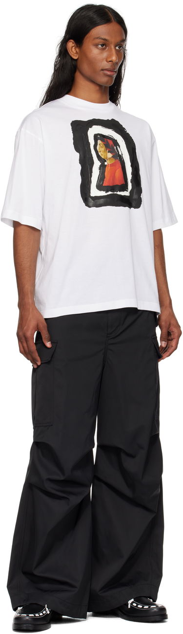 Tričko Marni Marni Dante Print Cotton T-Shirt Biela | HUMU0223NP USCX68, 3