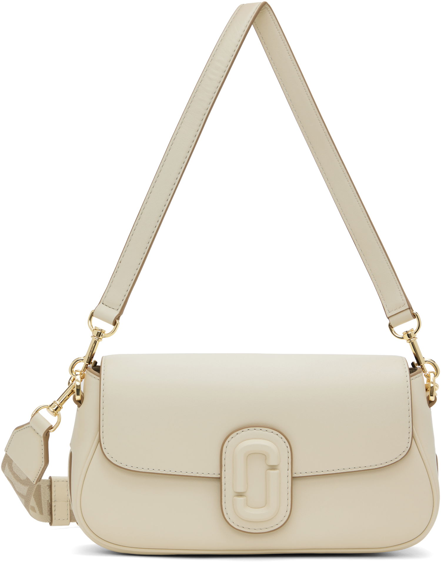 Taška cez rameno Marc Jacobs Marc Jacobs 'The Large Clover' Shoulder Bag Béžová | 2P4HSH036H02, 0