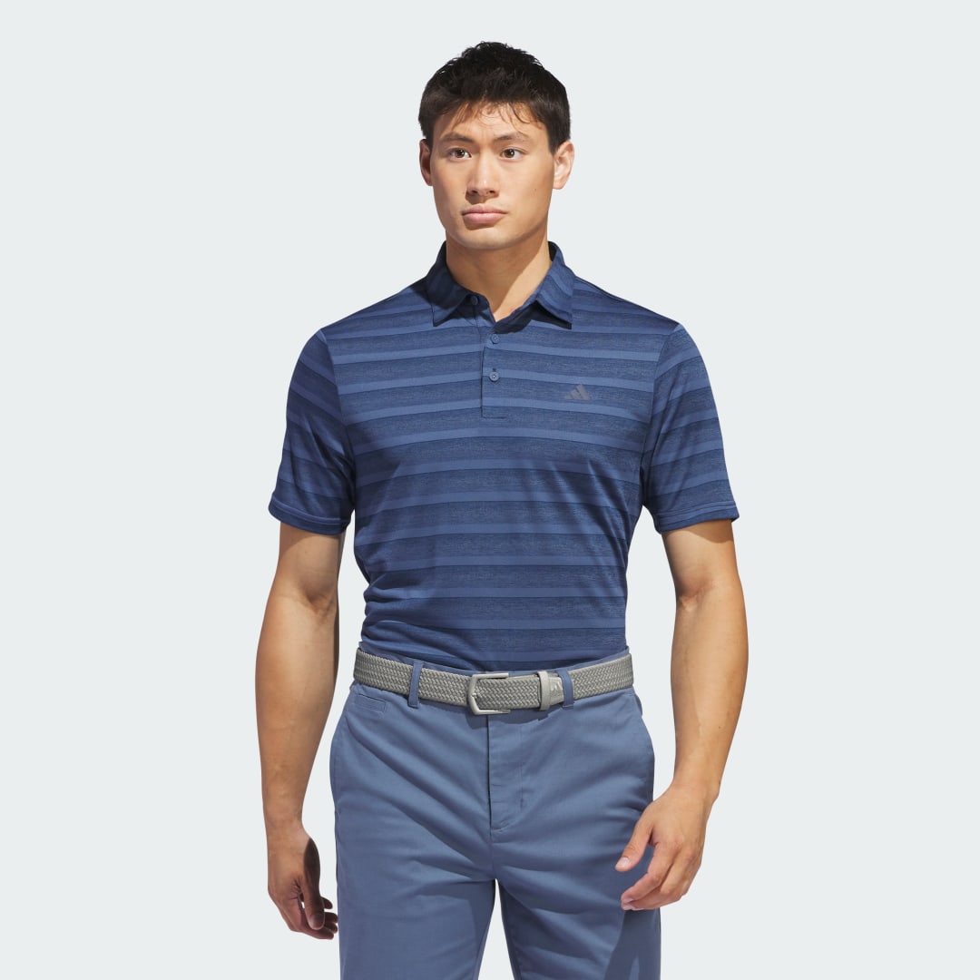 Striped Golf Polo Shirt