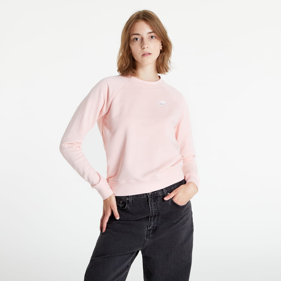 Mikina Nike Sportwear Essential Crew Ružová | bv4110-611, 0