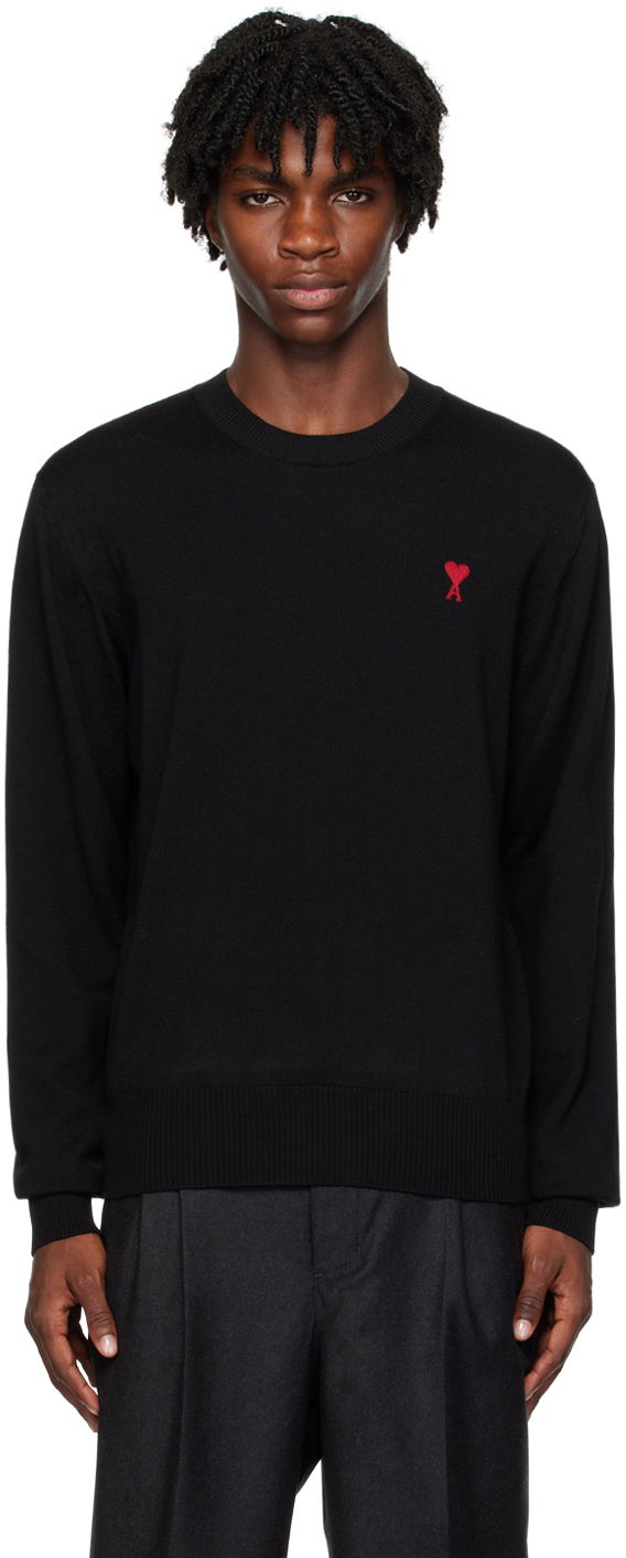 Sveter AMI Sweater Čierna | BFHKS111.KN0025, 0