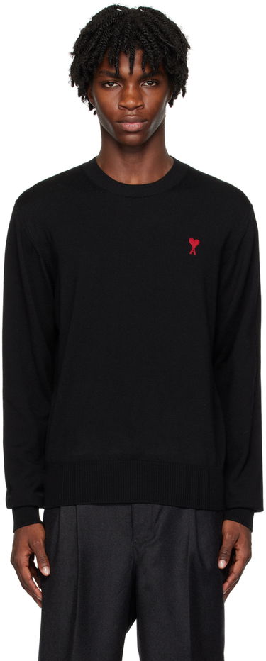 Sveter AMI Sweater Čierna | BFHKS111.KN0025, 0