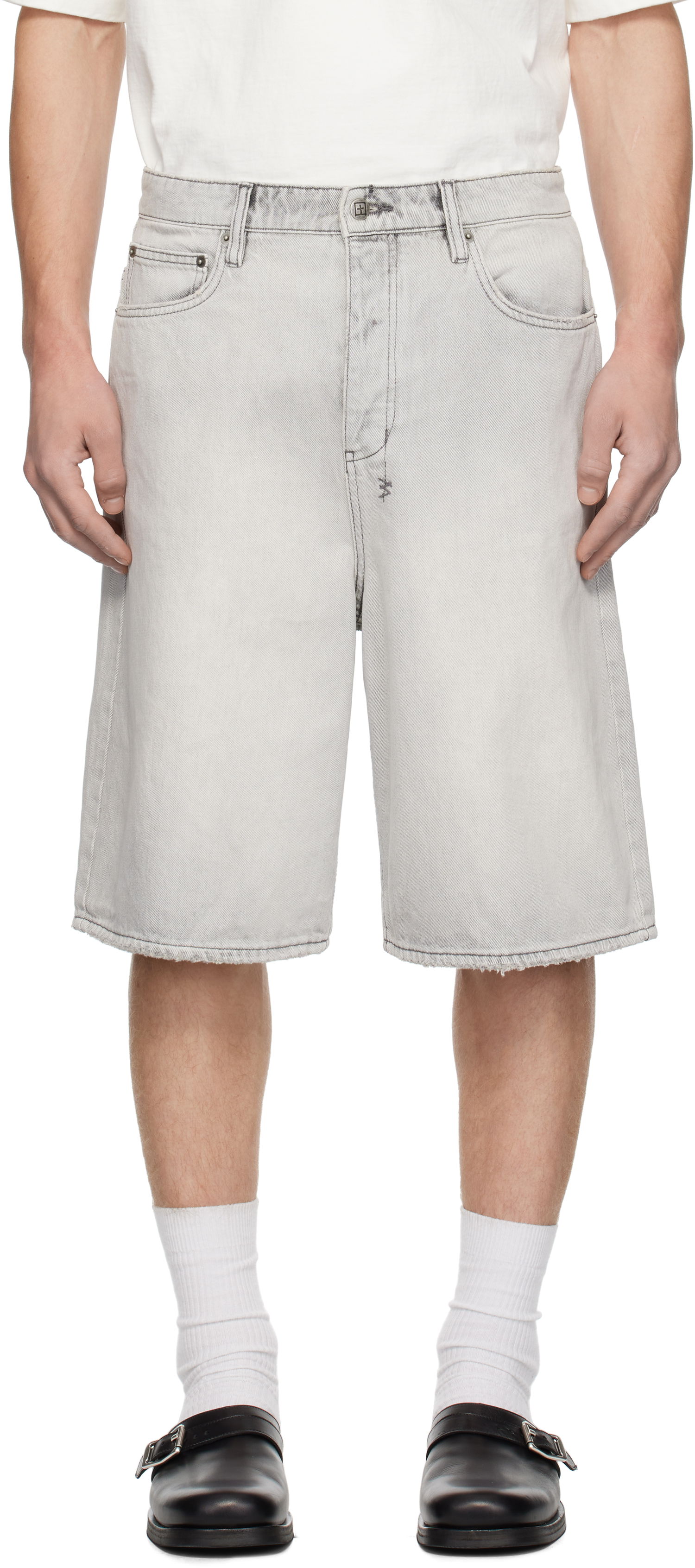 Šortky Ksubi Ksubi MAXX Snow Denim Shorts Šedá | MPS25WA005, 0
