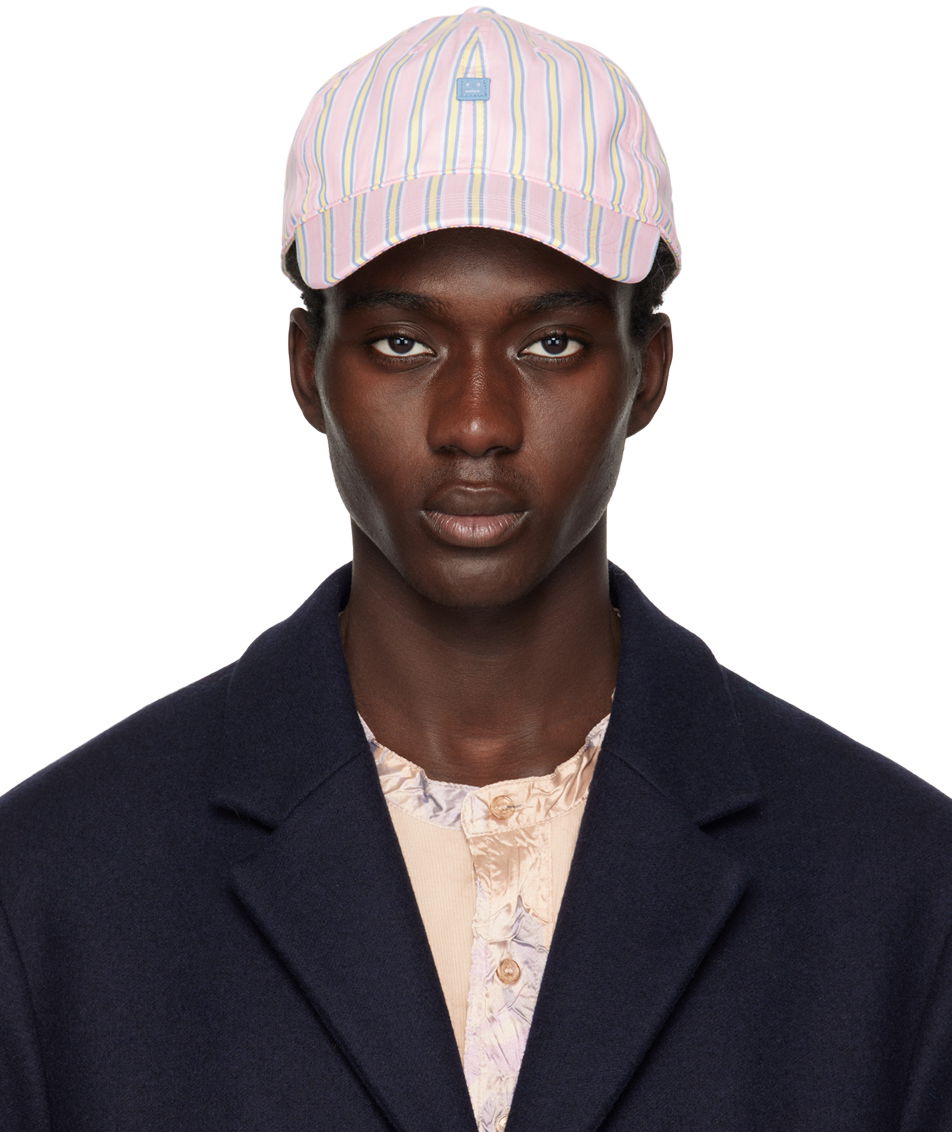 Šiltovka Acne Studios Micro Patch Cap Ružová | C40323-, 0