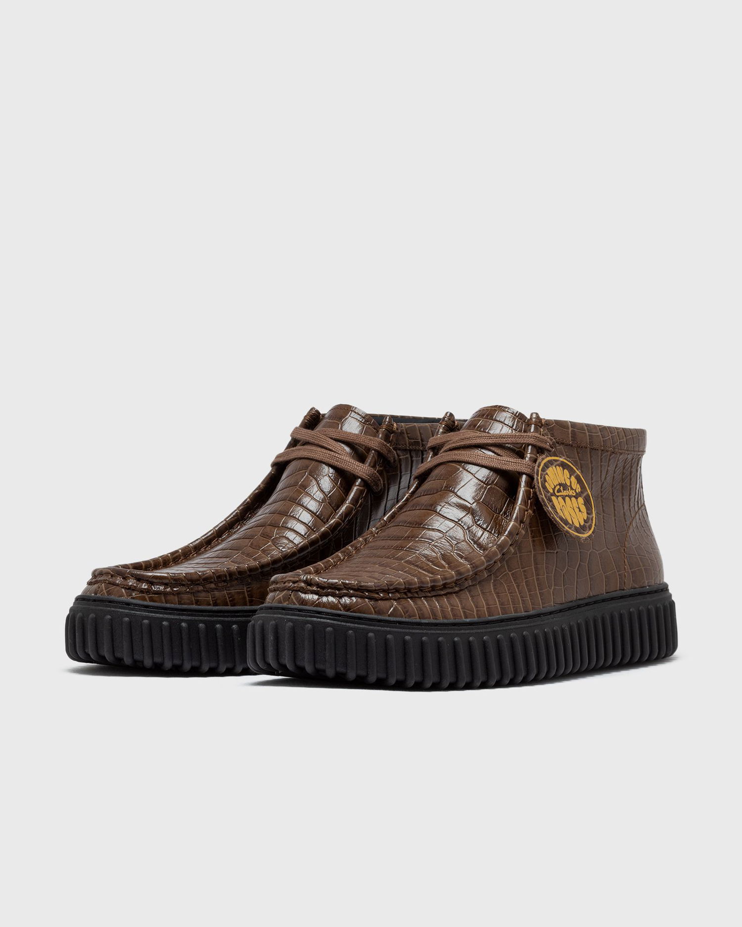 Tenisky a topánky Clarks Martin Rose x Pleasures x CUR Torhill Hi "Brown Croc" Hnedá | 261809727, 1
