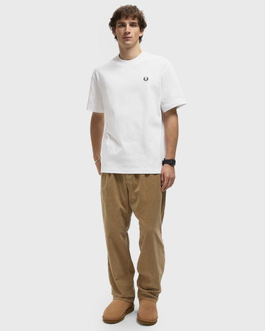 Tričko Fred Perry Relaxed T-Shirt Biela | M8710 100, 5