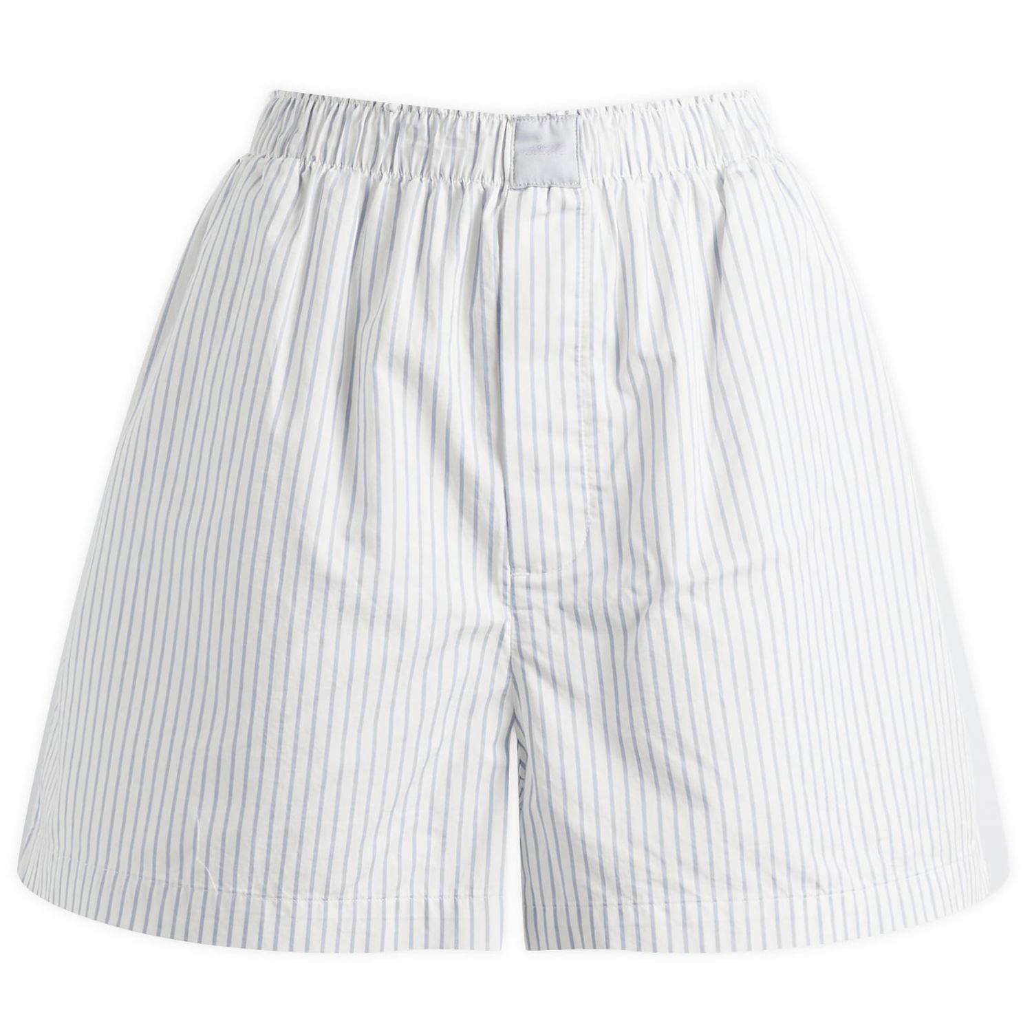 Boxerky SKIMS SKIMS Cotton Poplin Shorts, Size Large Modrá | SH-SHO-8424W-ZENBLUESTRIPE, 0