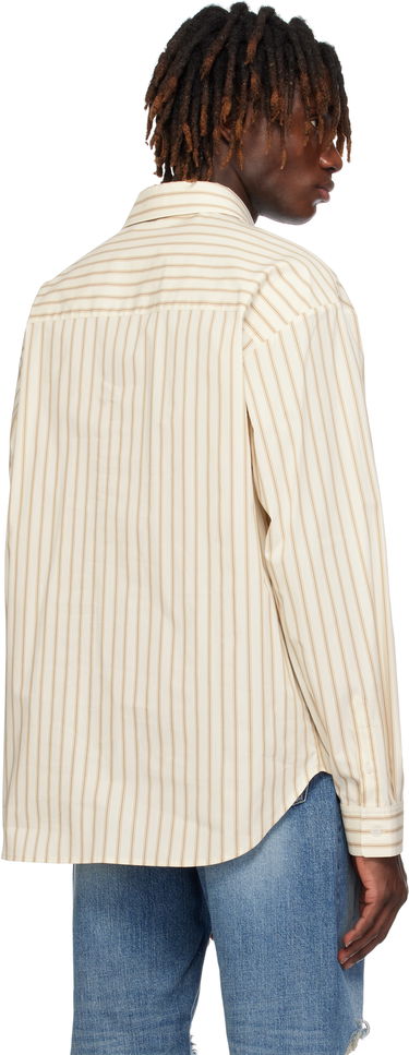 Košeľa We11done We11done Necktie Striped Shirt Béžová | WD-SH0-25-161-M-BG, 2