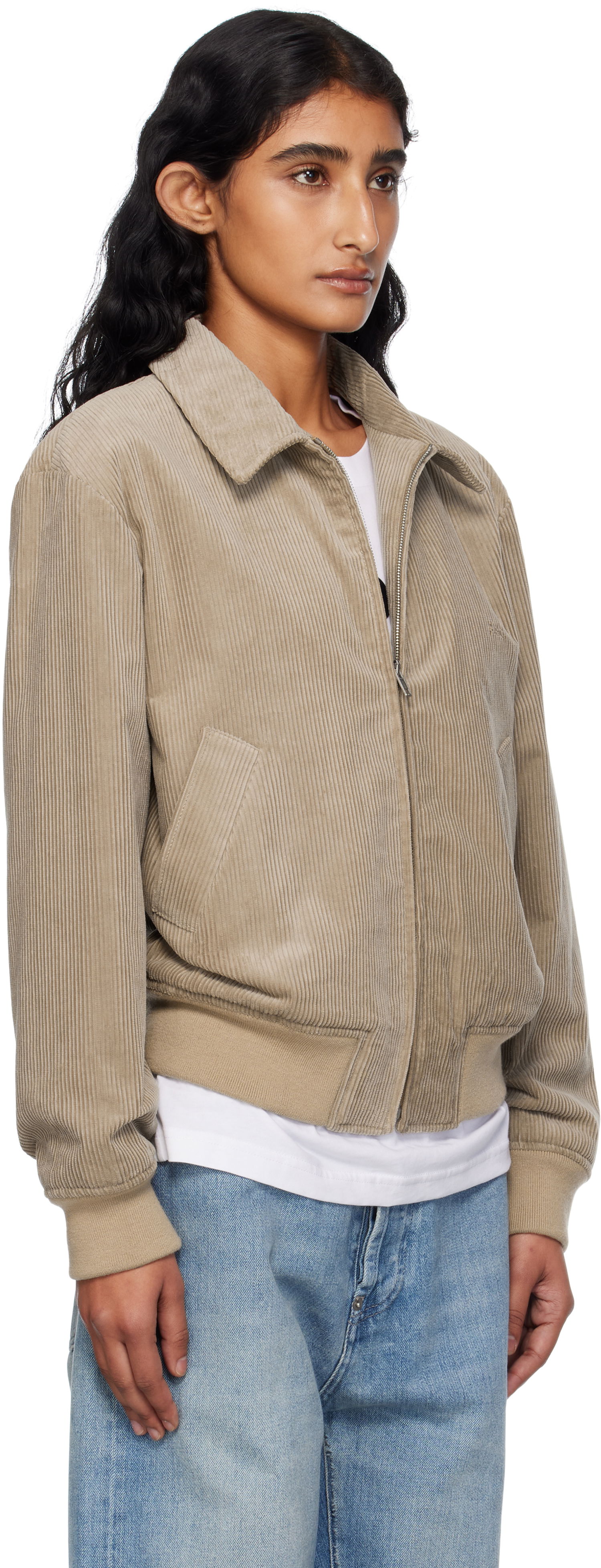 Bunda A.P.C. A.P.C. Giles Corduroy Jacket Béžová | COHBB-M32019, 1