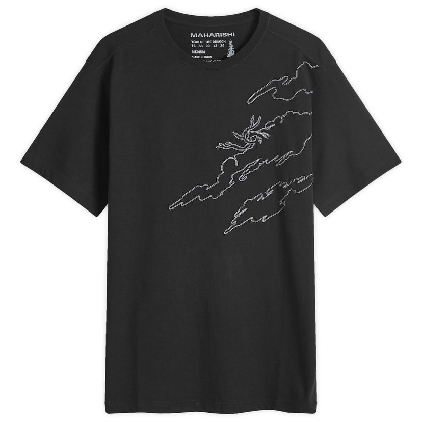 Tričko Maharishi Sparse Bonsai T-Shirt Čierna | 5339-BLK