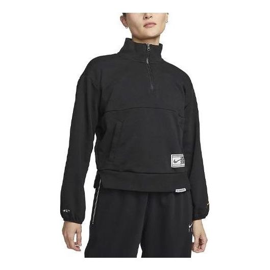 Mikina Nike Dri-Fit Swoosh Fly 1/4 Zip Basketball Sweatshirt Čierna | DX0562-010