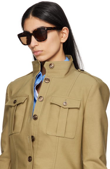 Slnečné okuliare Tom Ford Tom Ford Haylay Polarized Sunglasses Hnedá | FT1216_5352H, 3