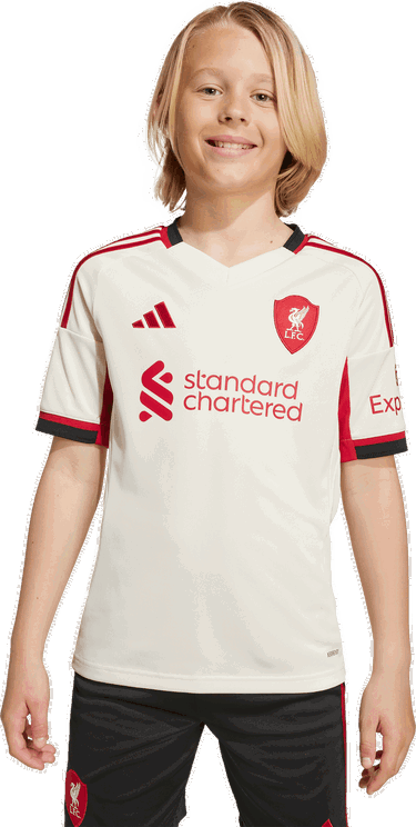 Dres adidas Performance Liverpool FC 25/26 Away Jersey Biela | JV6453, 4