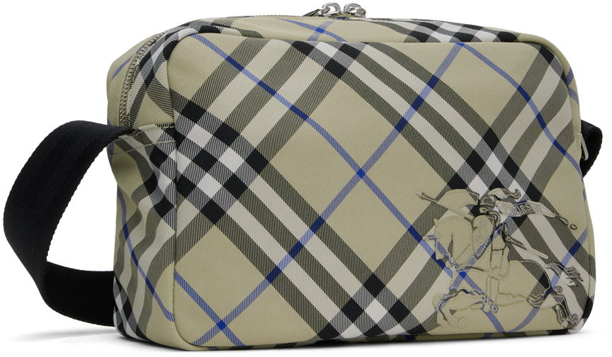 Taška cez rameno Burberry Burberry Check Crossbody Bag Béžová | 8091335, 1