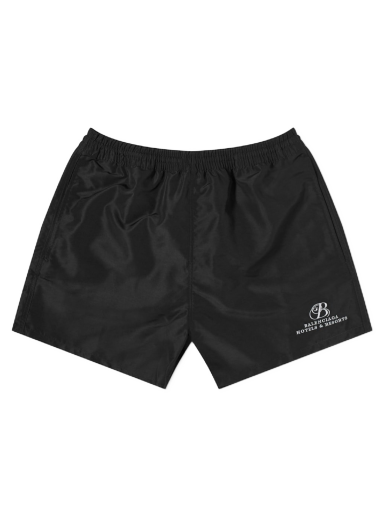 Plavky Balenciaga Resort Logo Swimshort Čierna | 657033-4A8B6-1000