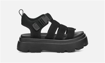 UGG ® Cora Sandal for Women in Black, Size 3, Leather 1152698-BLK