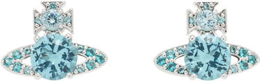 Náušnice Vivienne Westwood Vivienne Westwood Ismene Crystal Orb Earrings Modrá | 6201034M-02P426-, 0
