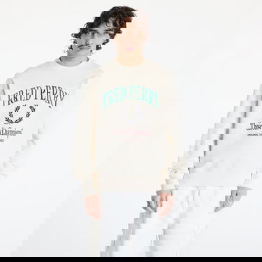 Sveter Fred Perry Fred Perry Embroidered Champion Sweatshirt Béžová | M9891 560, 0