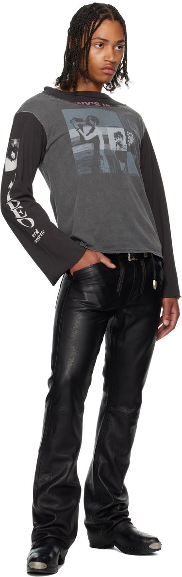 Tričko Enfants Riches Déprimés Enfants Riches Déprimés Benny's Video Assemblage Long Sleeve T-Shirt Šedá | 010-851, 3
