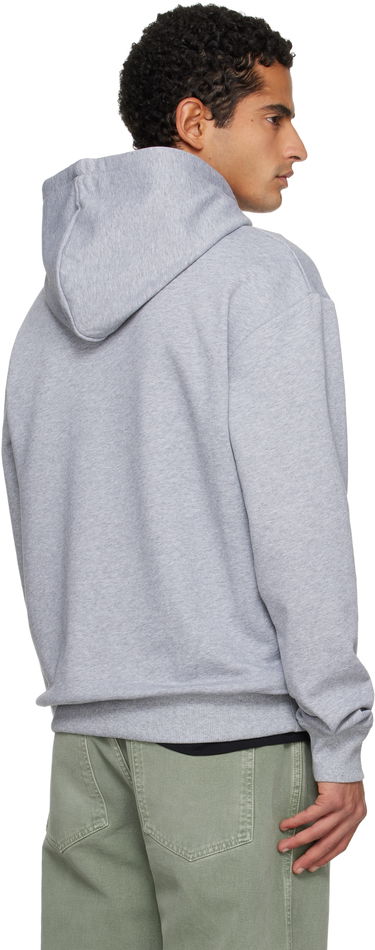 Mikina Balmain Balmain Paris Logo Printed Hoodie Šedá | FH2JR090BD33, 2