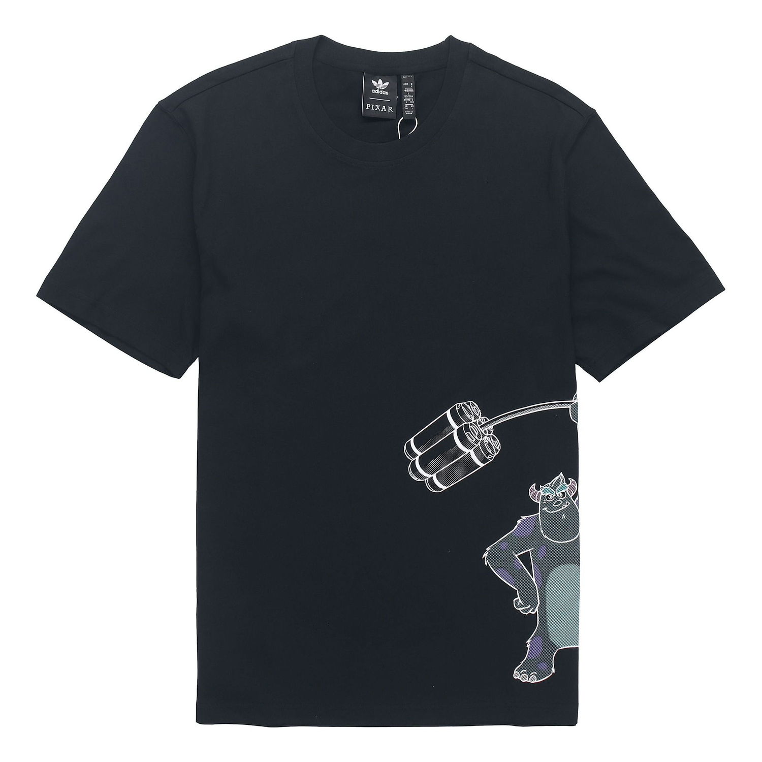 Tričko adidas Originals PIXAR Crossover Logo T-Shirt Čierna | HD9083, 0