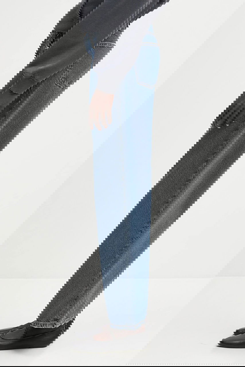 Džínsy Anine Bing Manon High-Waist Wide-Leg Jeans Modrá | A.06.10617, 1