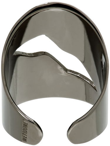 Prsteň We11done Logo Motif Ring Metalická | WD-AJ1-22-706-U-DG, 3