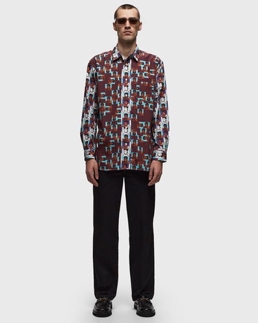 Košeľa Comme des Garçons Button-Down Shirt Vínová | FM-B003-S24-1, 2
