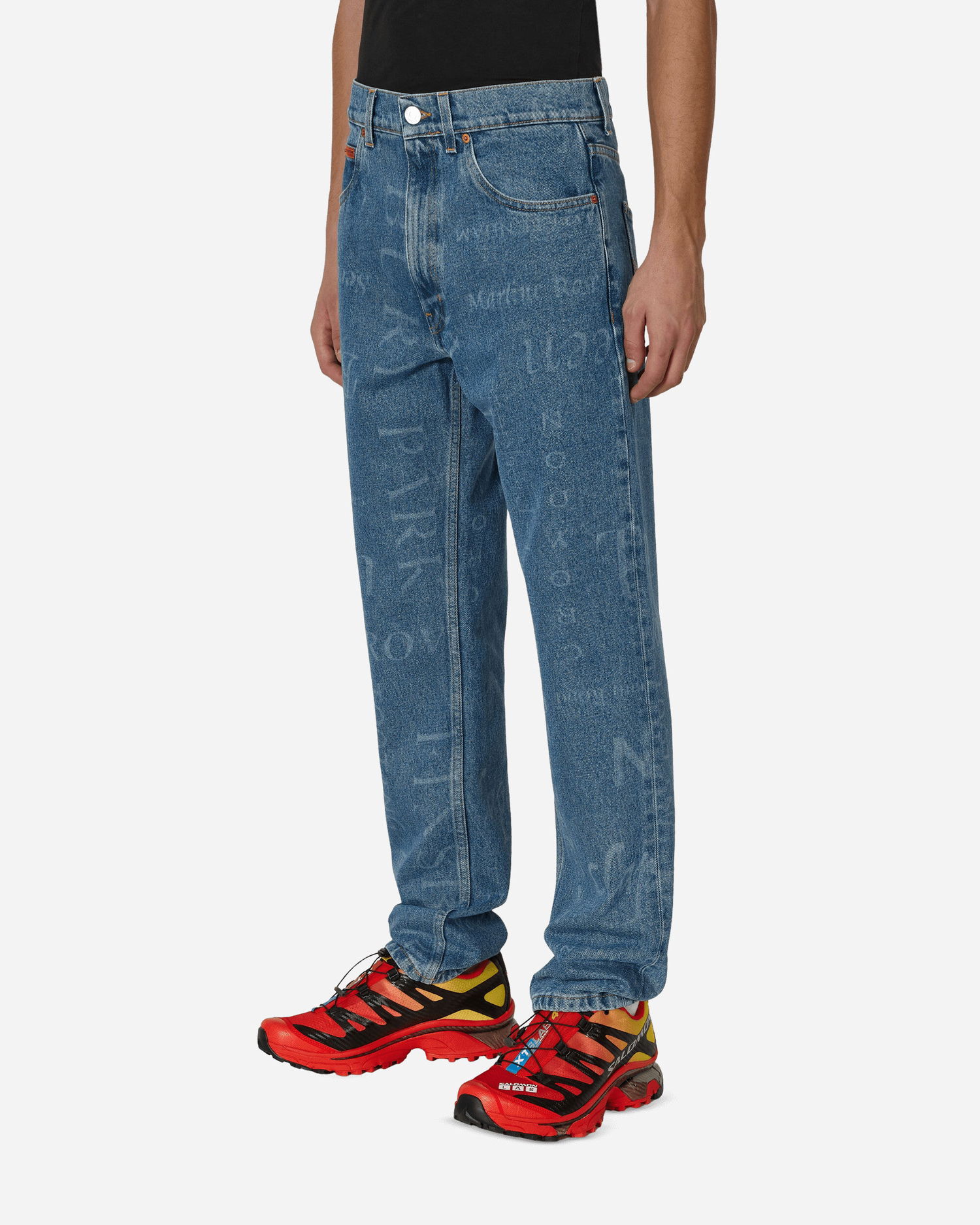 Džínsy Martine Rose Straight Leg Jeans Modrá | CMRSS23204  BLSTT, 1