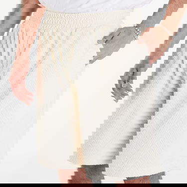Šortky Pleasures Zen Terry Shorts Off White Biela | P24SU038 WHITE, 3