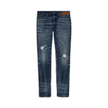 Džínsy Palm Angels Slim 5 Pockets Denim Jeans Navy | PMYA027S22DEN0014560, 0
